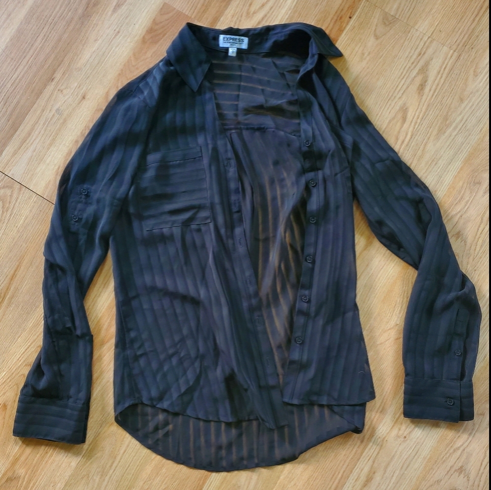 Express Slim Fit Button Up Portofino